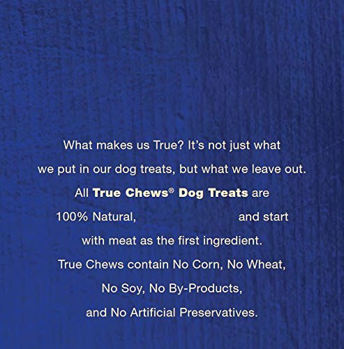 True Chews no artificial flavors label conveys clean ingredient story.