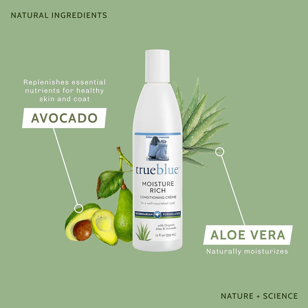 TrueBlue deodorizing formula leaves dog coat with a fresh scent.