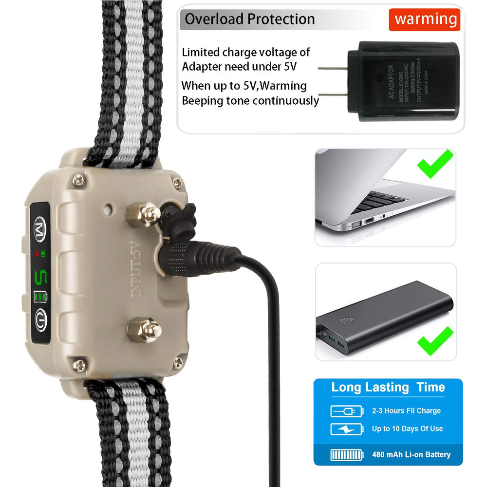 Trulrox bark collar test light helps verify device status quickly.