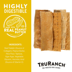 TRURANCH collagen chips long-lasting chew for dog enrichment.