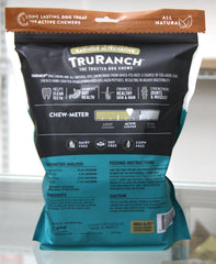 TRURANCH collagen roll bully flavor 24-count pack promotes long chew sessions and skin and coat health potential