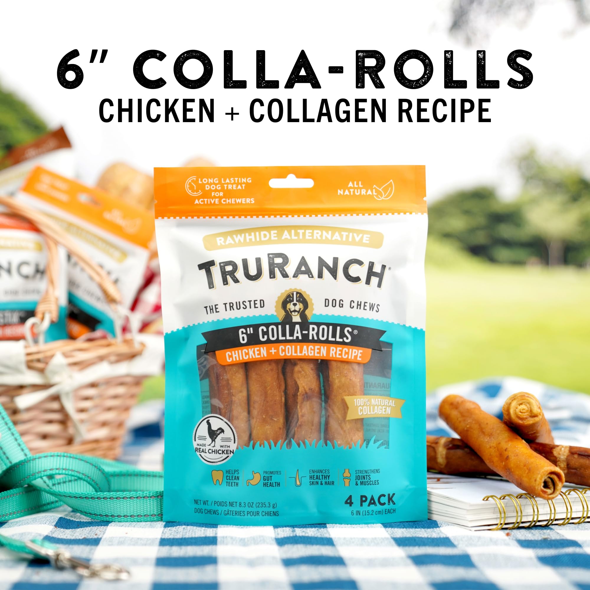 Dense-texture chew by TRURANCH encourages long-lasting chewing