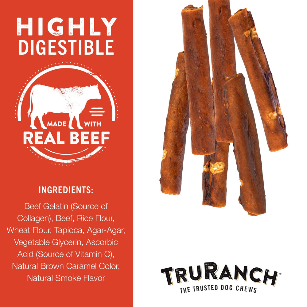 TRURANCH collagen rolls with dental-cleaning potential during chewing