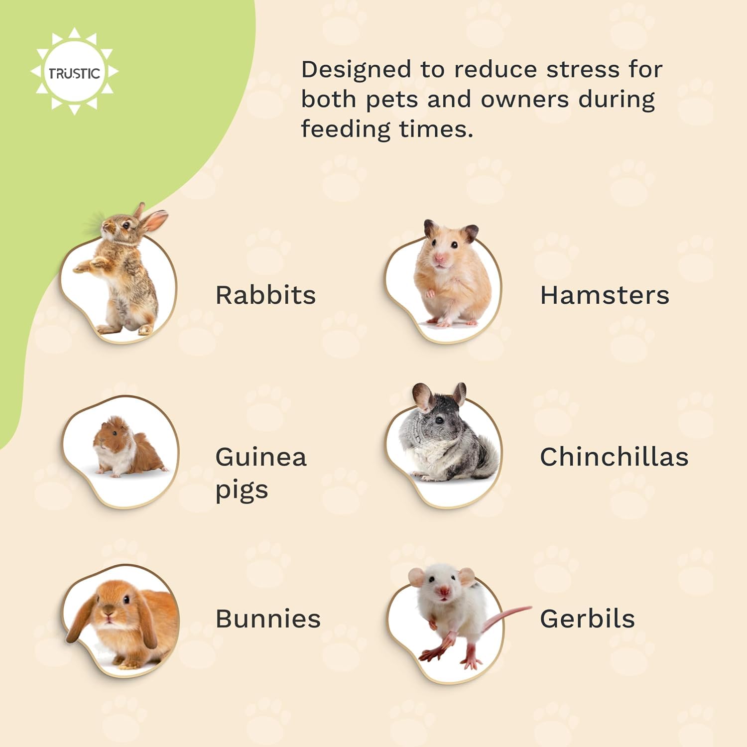 Safe design with no sharp edges supports safe daily use for pets.