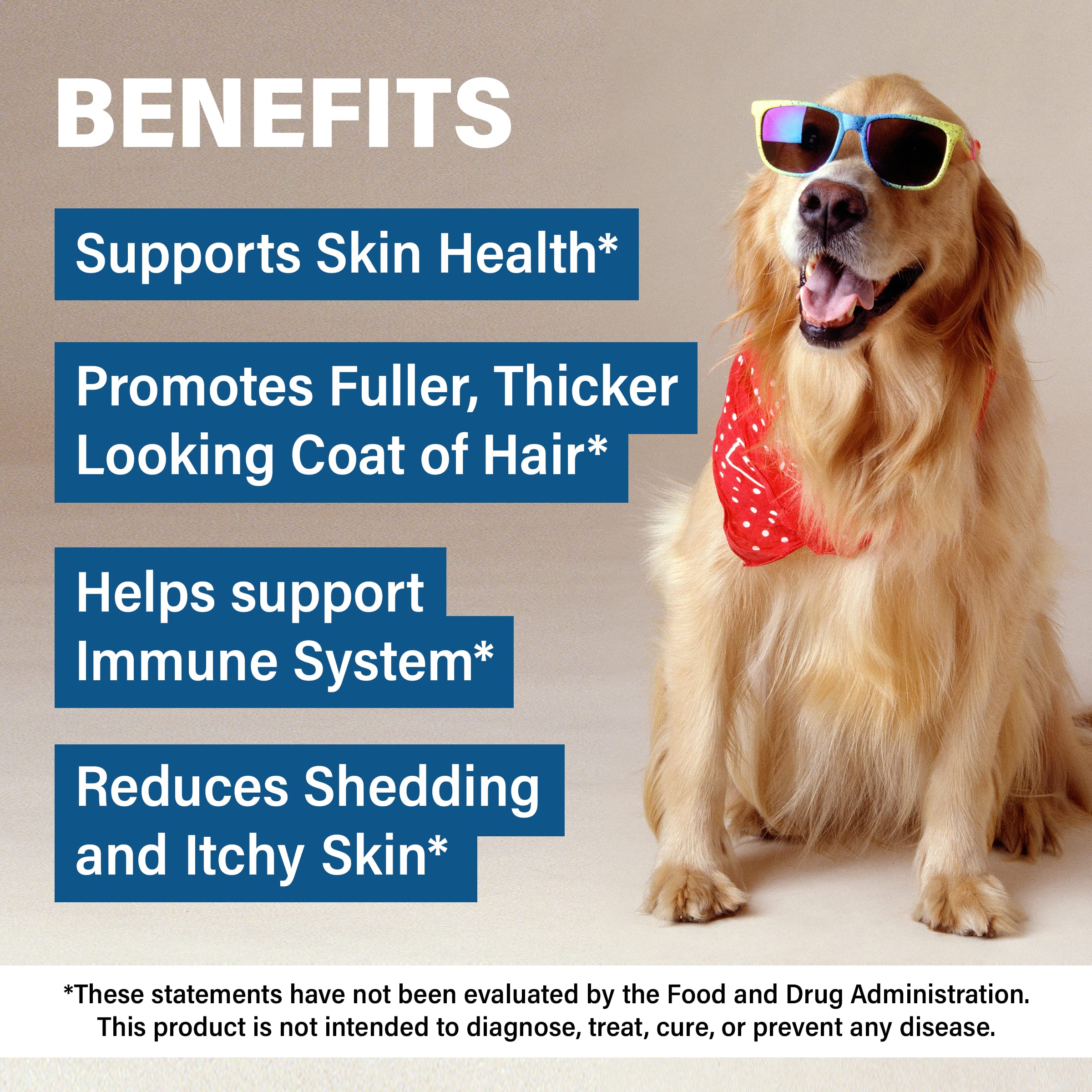 TrustWell PawMedica Omega-3 dog chews tasty treat for a shinier coat.