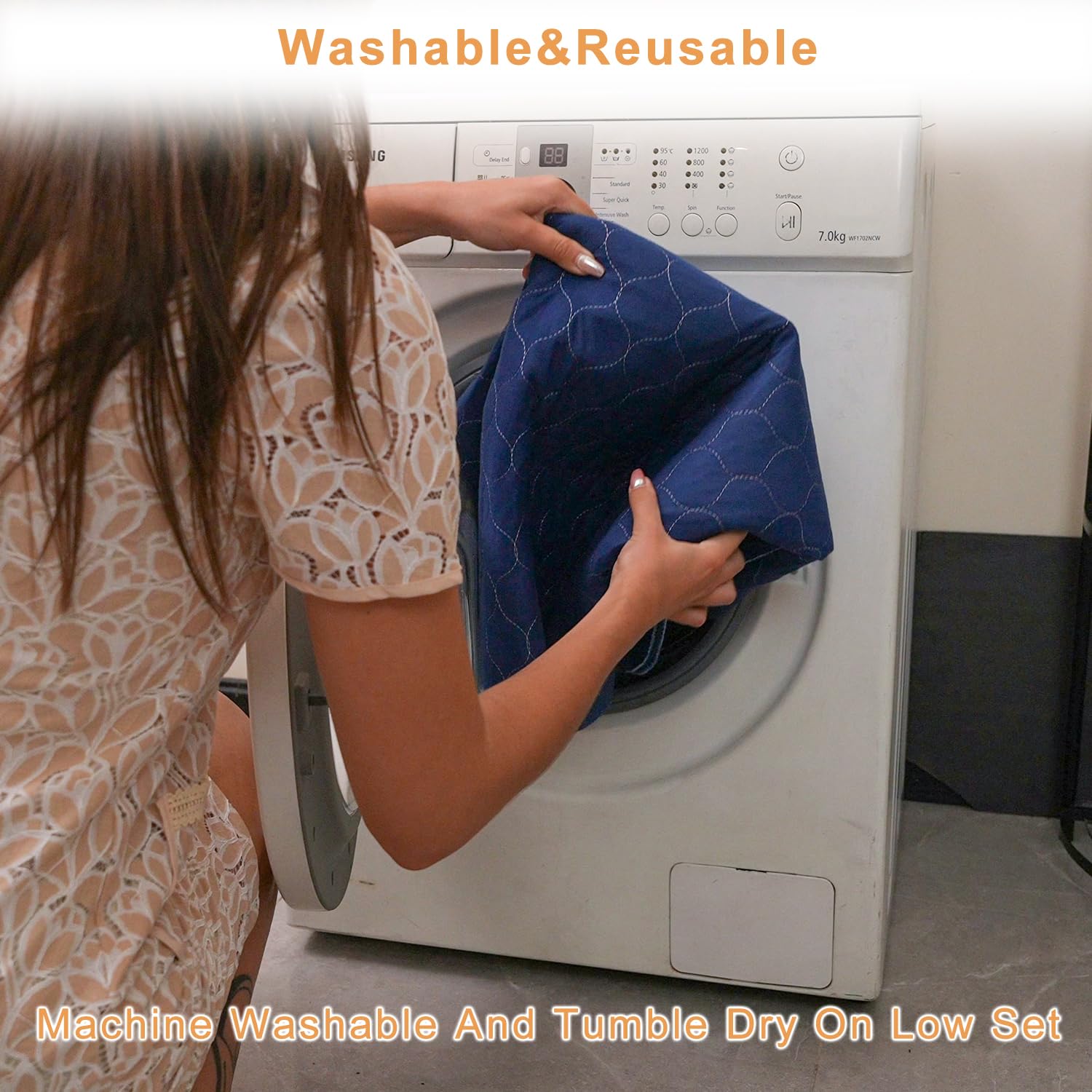Trusupetta washable puppy pads multipurpose for whelping to bed underpads