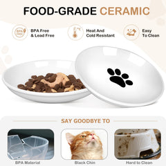 TRUVIC anti whisker fatigue bowls support easy mealtime for flat-faced breeds