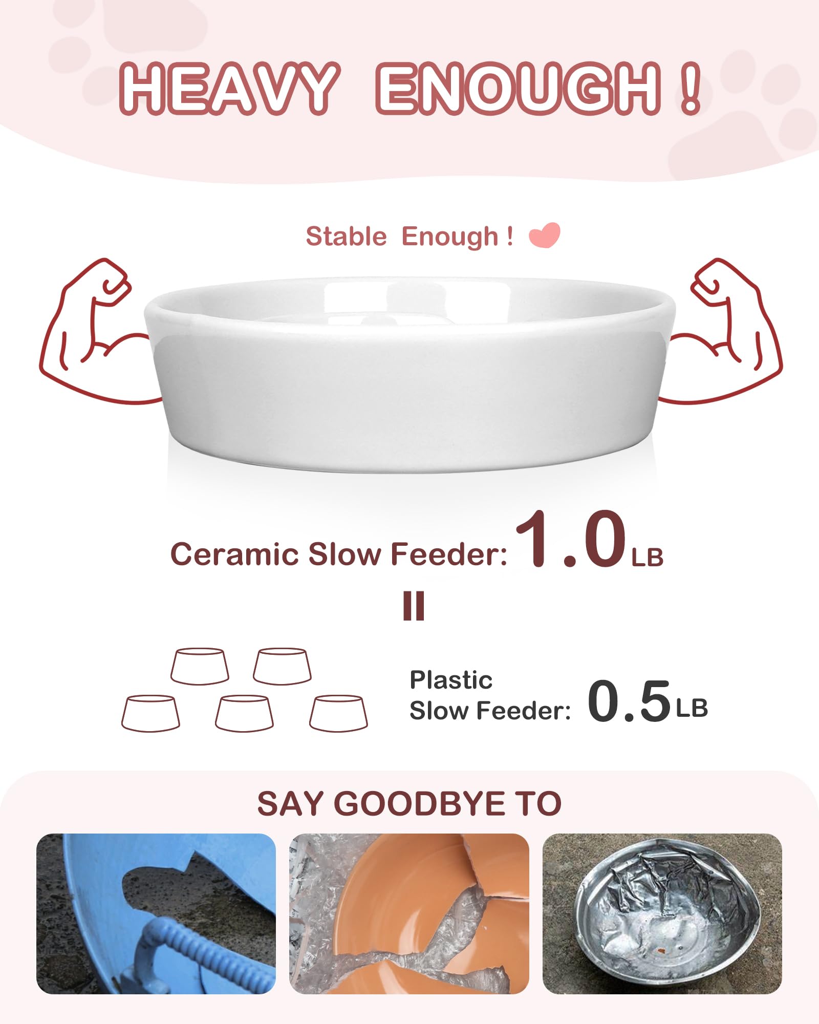 TRUVIC easy-clean glaze visible on the ceramic bowl