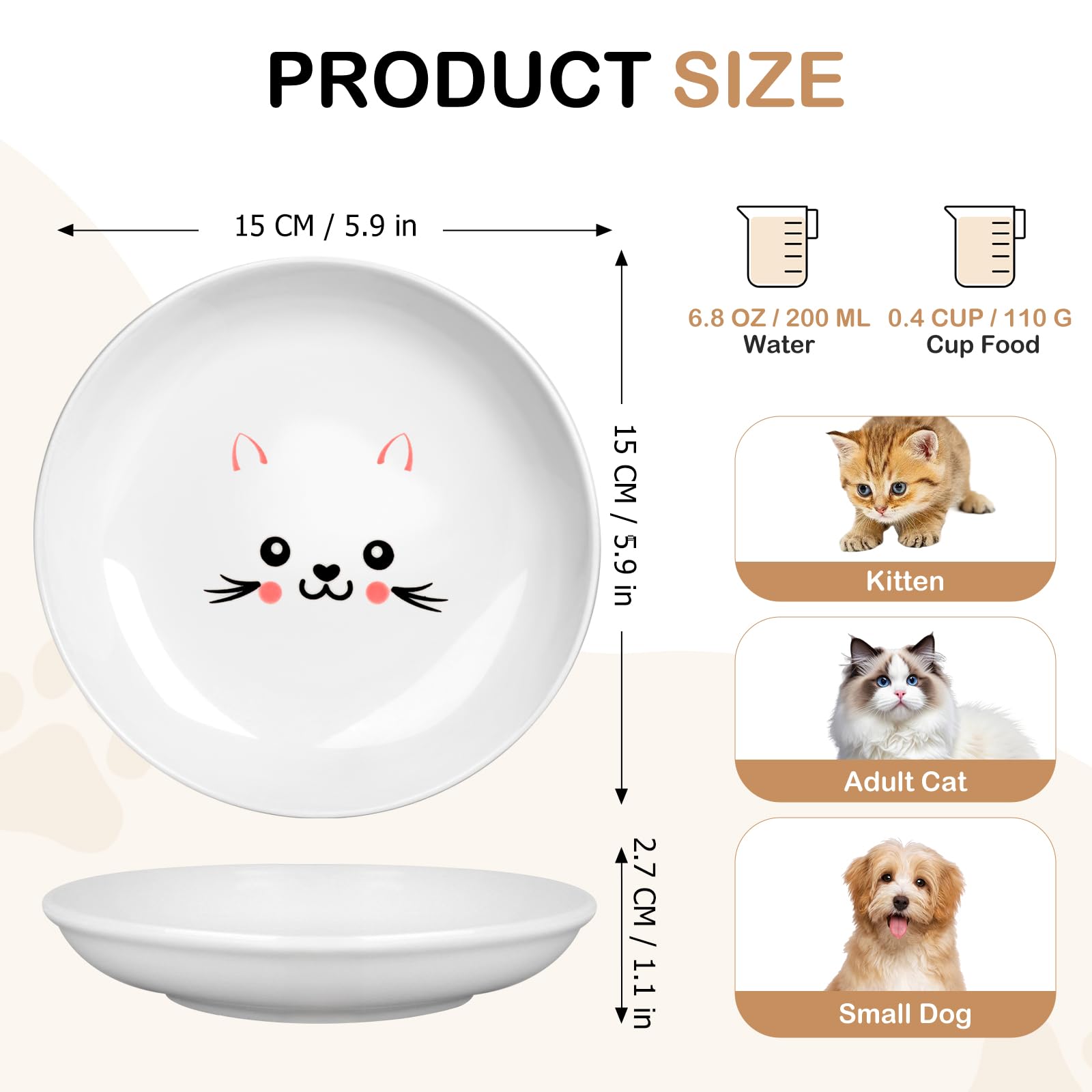 TRUVIC microwave-safe cat bowls for warming meals safely.