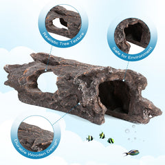 TRUVIC multi-pet hideout suits bettas, guppies, geckos and small crabs.