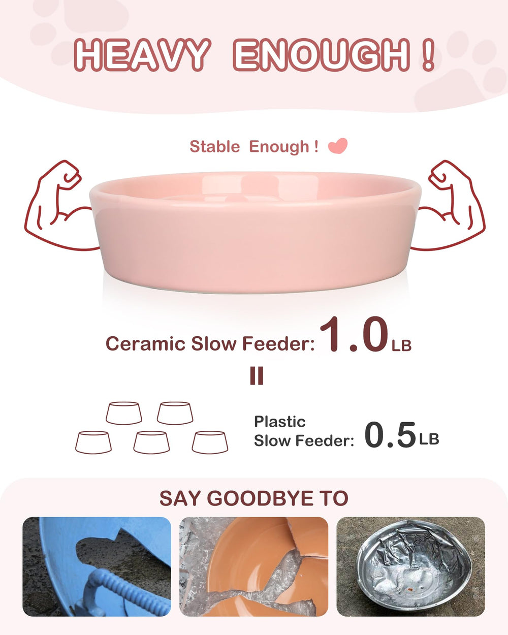 TRUVIC design prevents plastic ingestion by using ceramic construction.