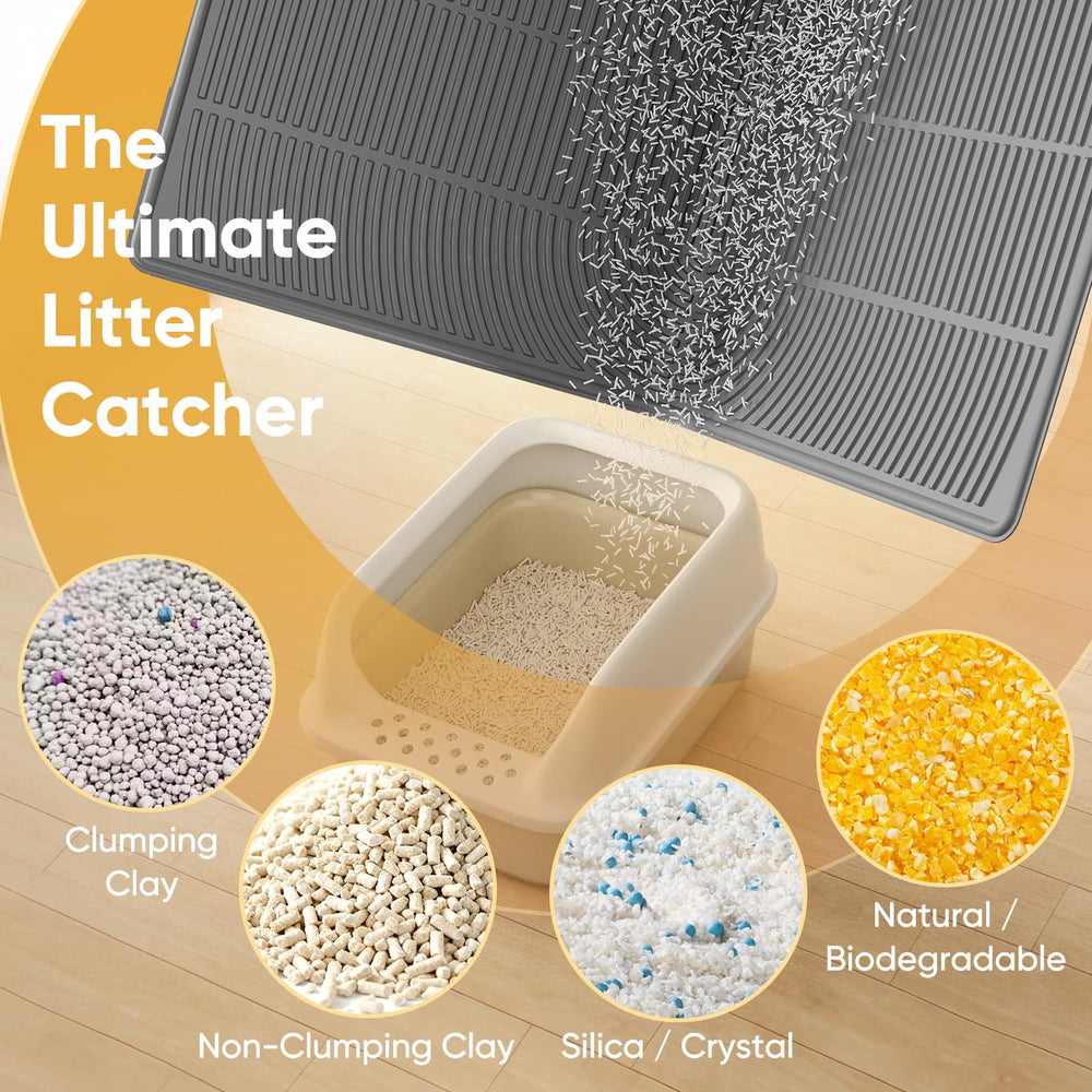 TRZZ multi-cat friendly design helps reduce scatter