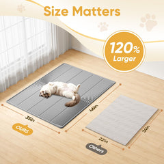 TRZZ silicone litter trapper on the floor provides grip