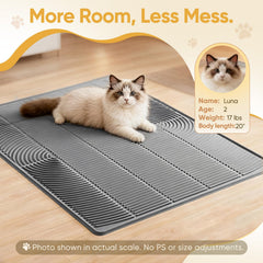 TRZZ non-slip base keeps mat securely in place