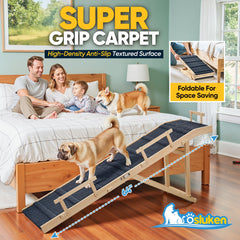 Tsukiko foldable ramp, 63x17 inches, easy storage in small spaces