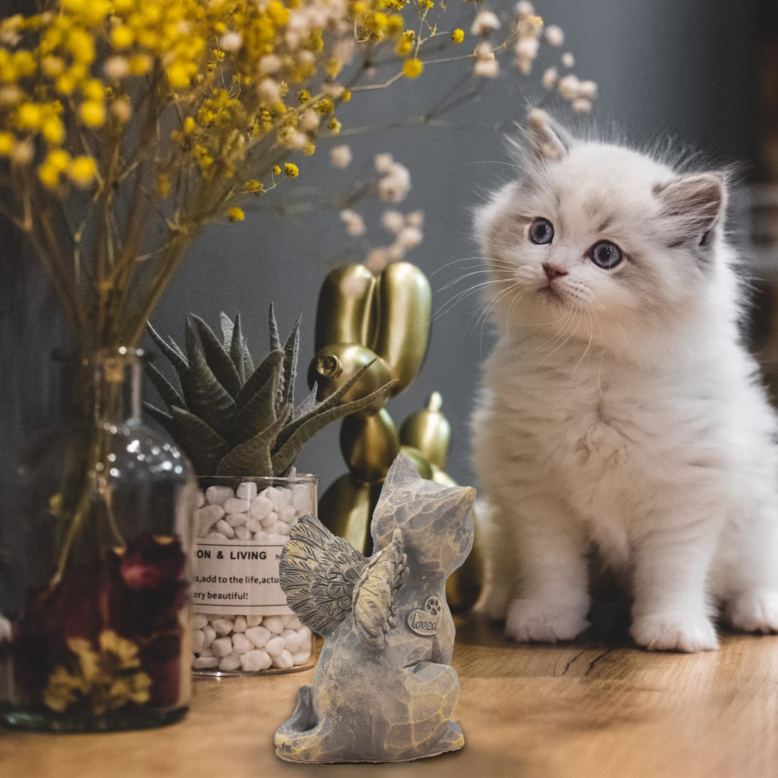 Tsyulog polyresin cat figurine with a durable, smooth finish.