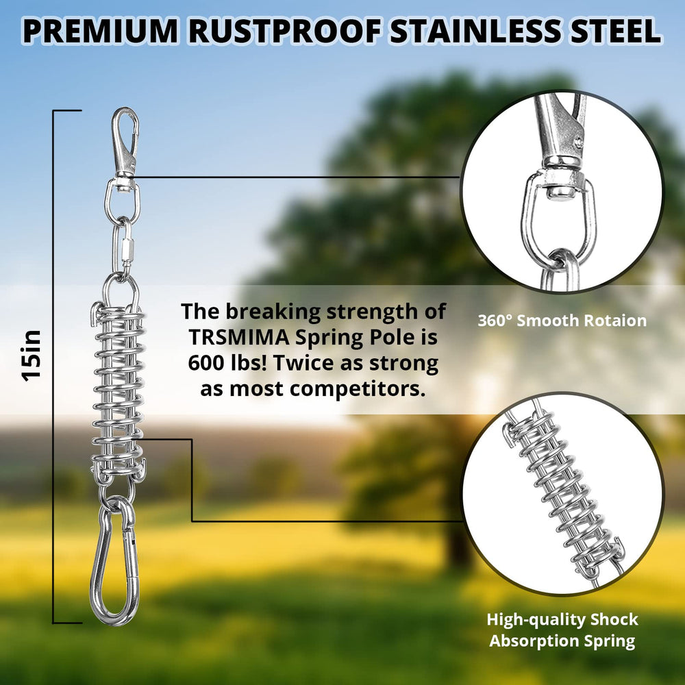 TT TRSMIMA 18-foot safety cord enables easy outdoor setup
