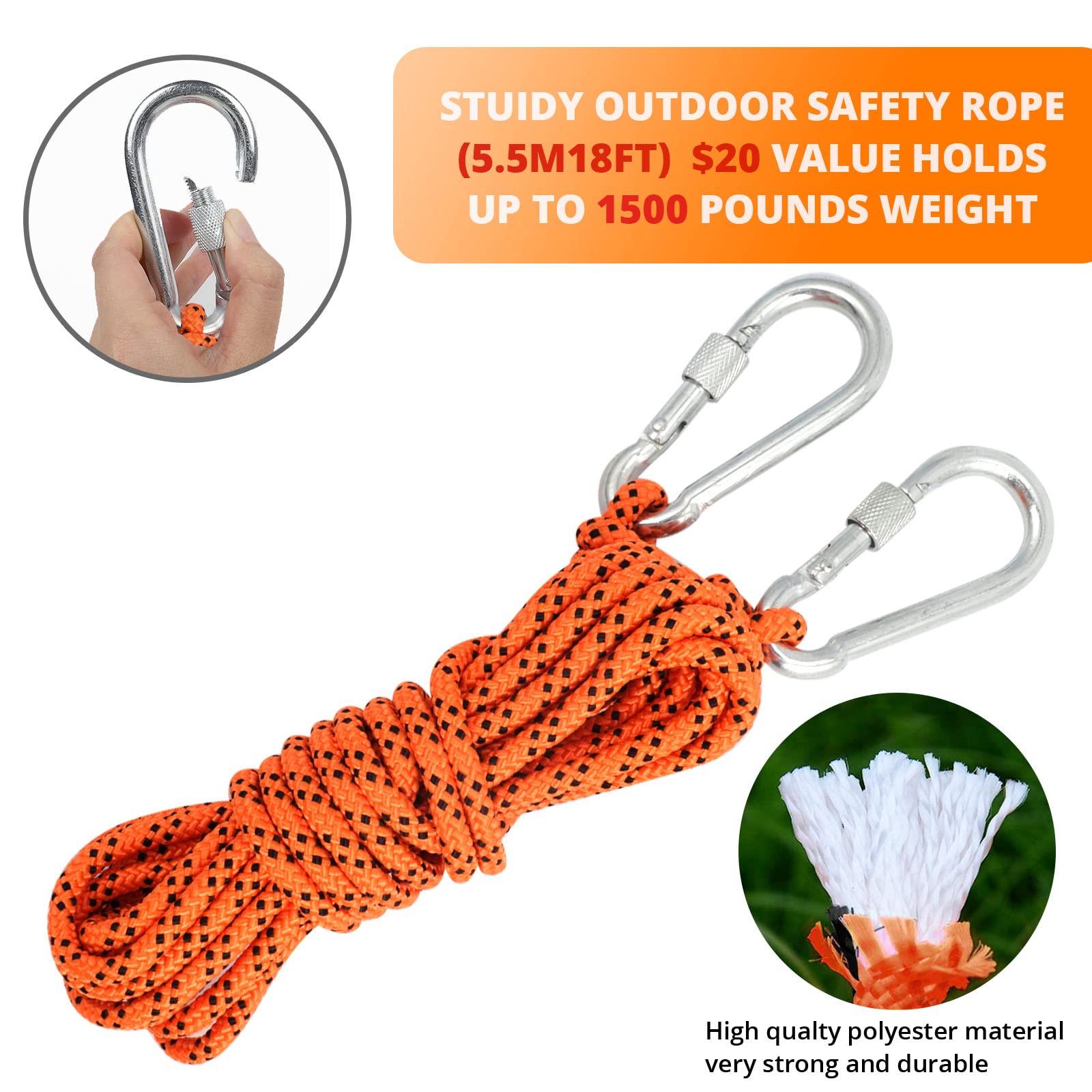 TT TRSMIMA heavy-duty 22-inch rope tug for medium to large dogs