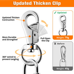 TT TRSMIMA stainless steel swivel prevents tangling during play