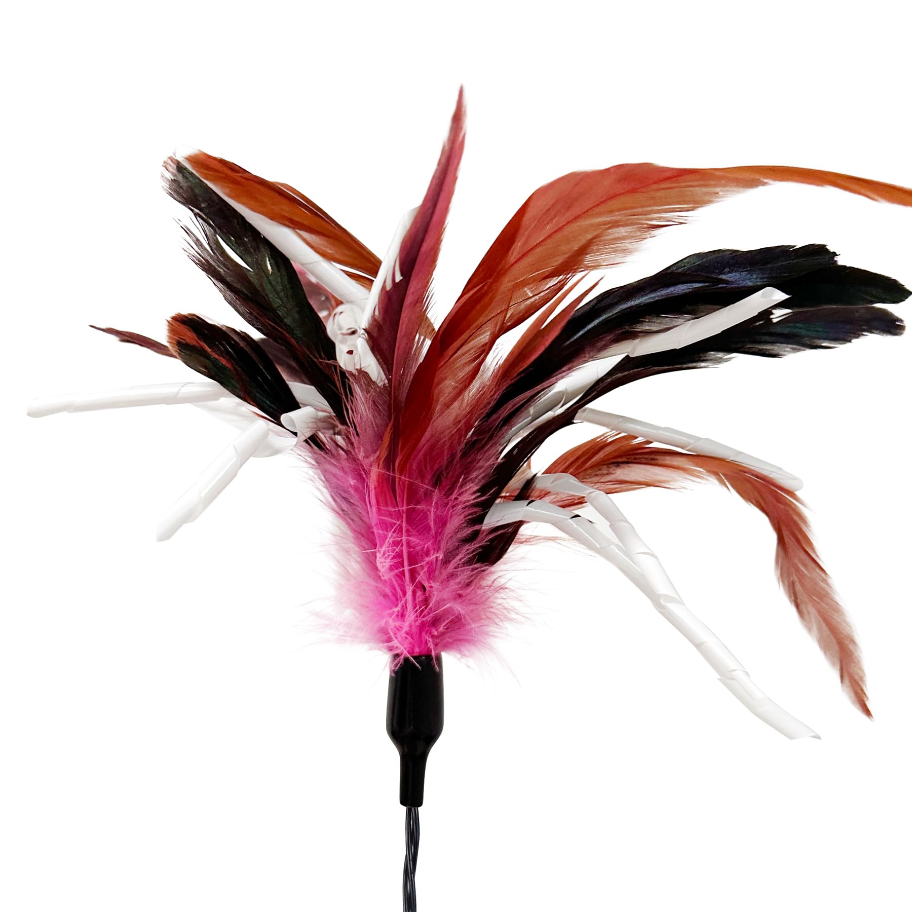 TTcat natural feathers offer soft texture for batting.