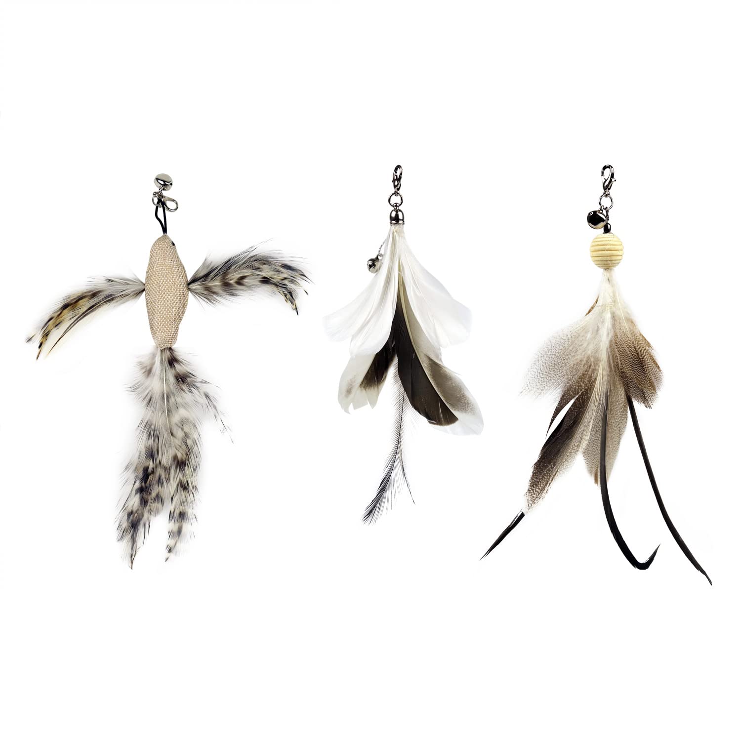 TTcat feather refill showcasing 10-pack versatility for wand customization.
