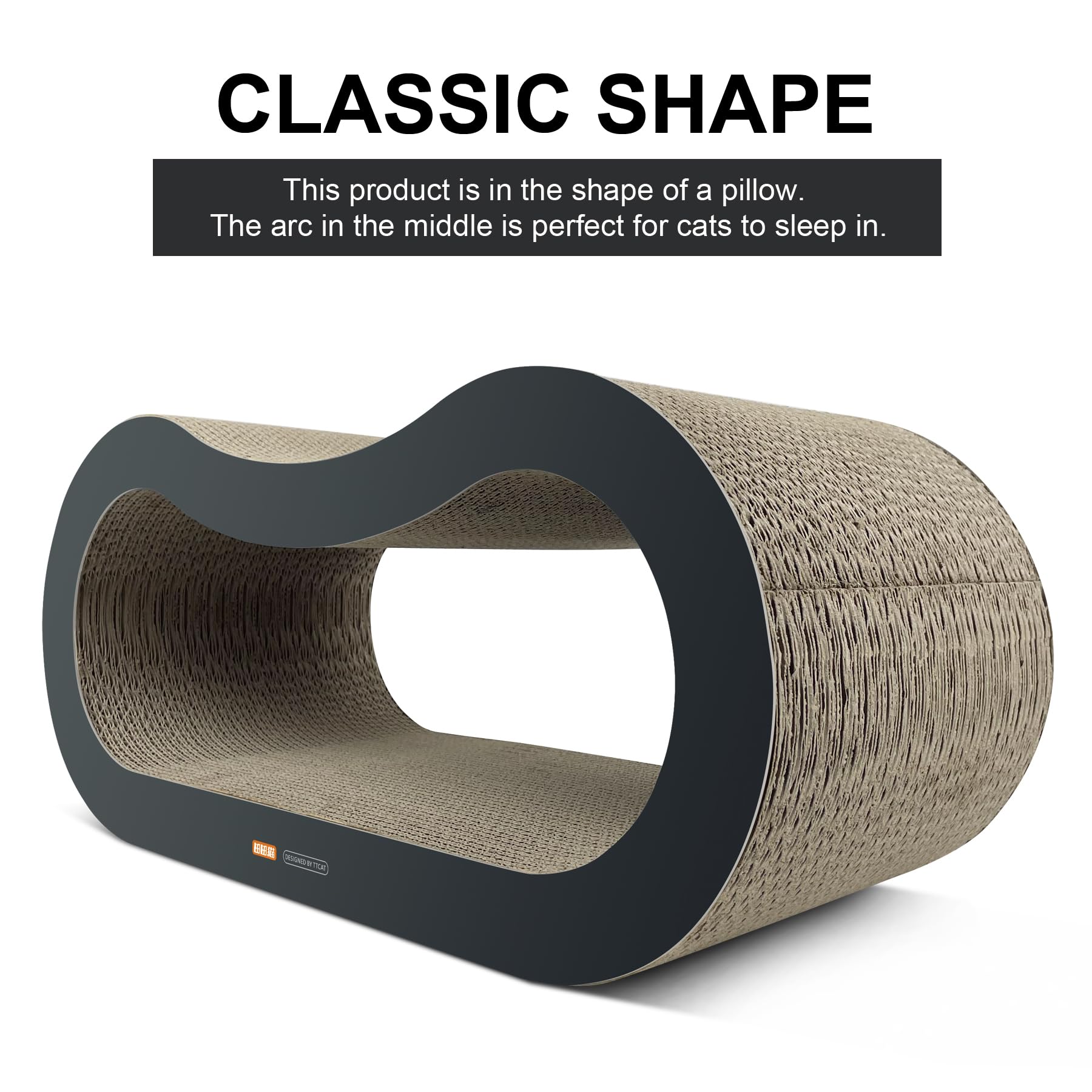 TTcat furniture-protecting design helps preserve sofas and carpets.