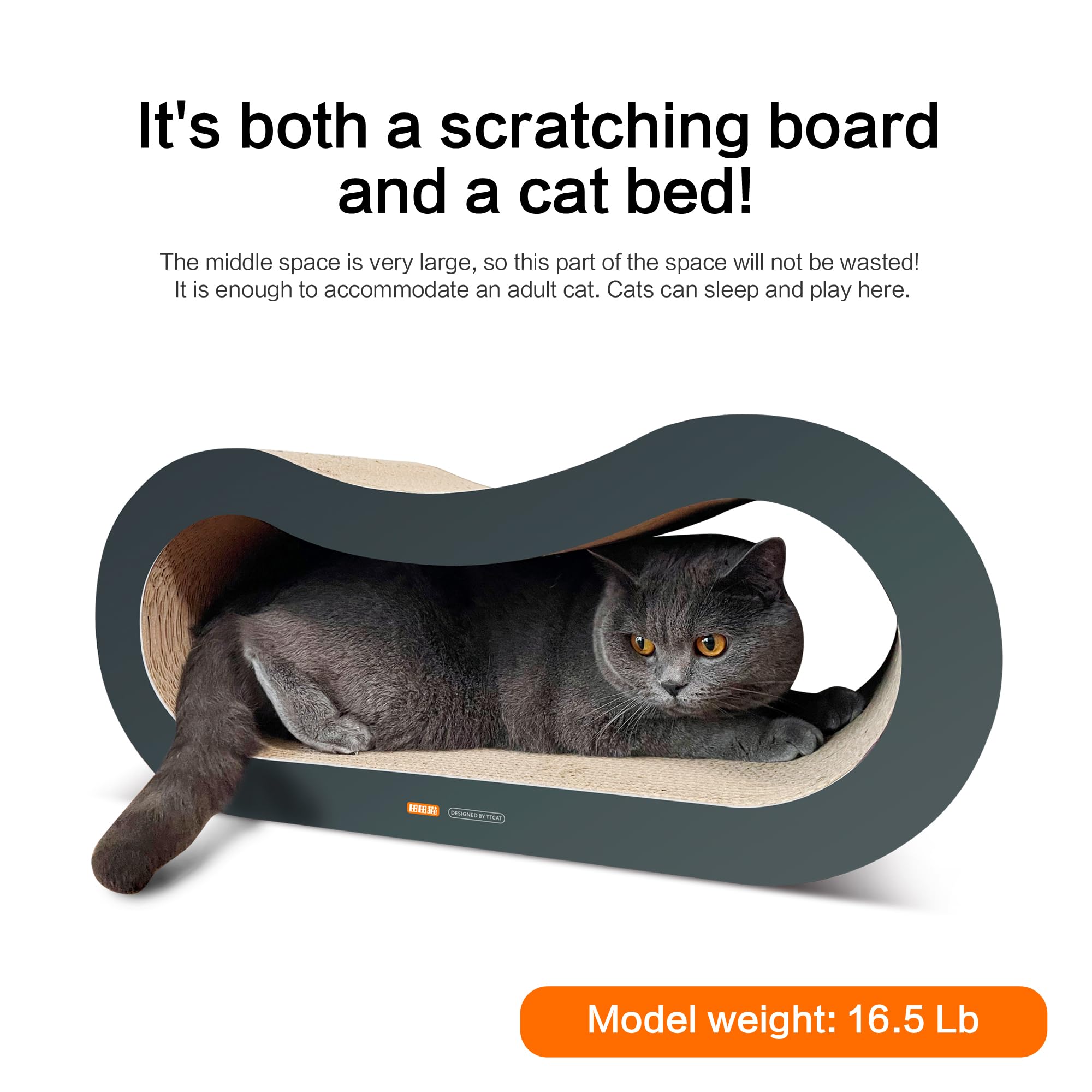 TTcat included catnip invites cats to explore without furniture damage.