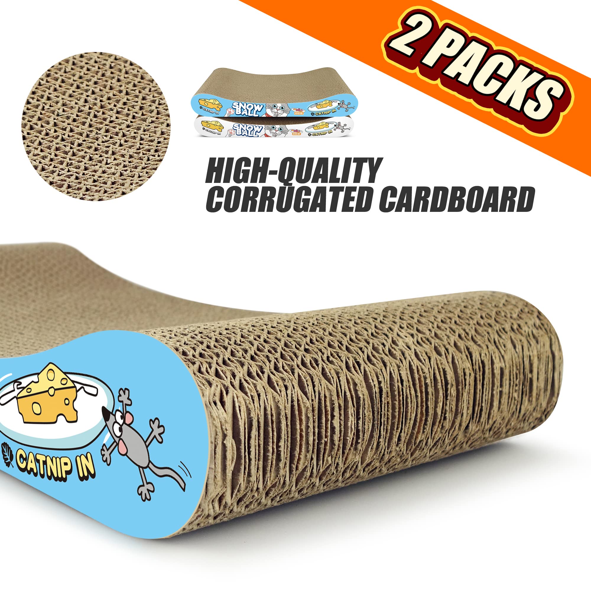 TTcat heavy-duty corrugated cardboard material used for the scratcher