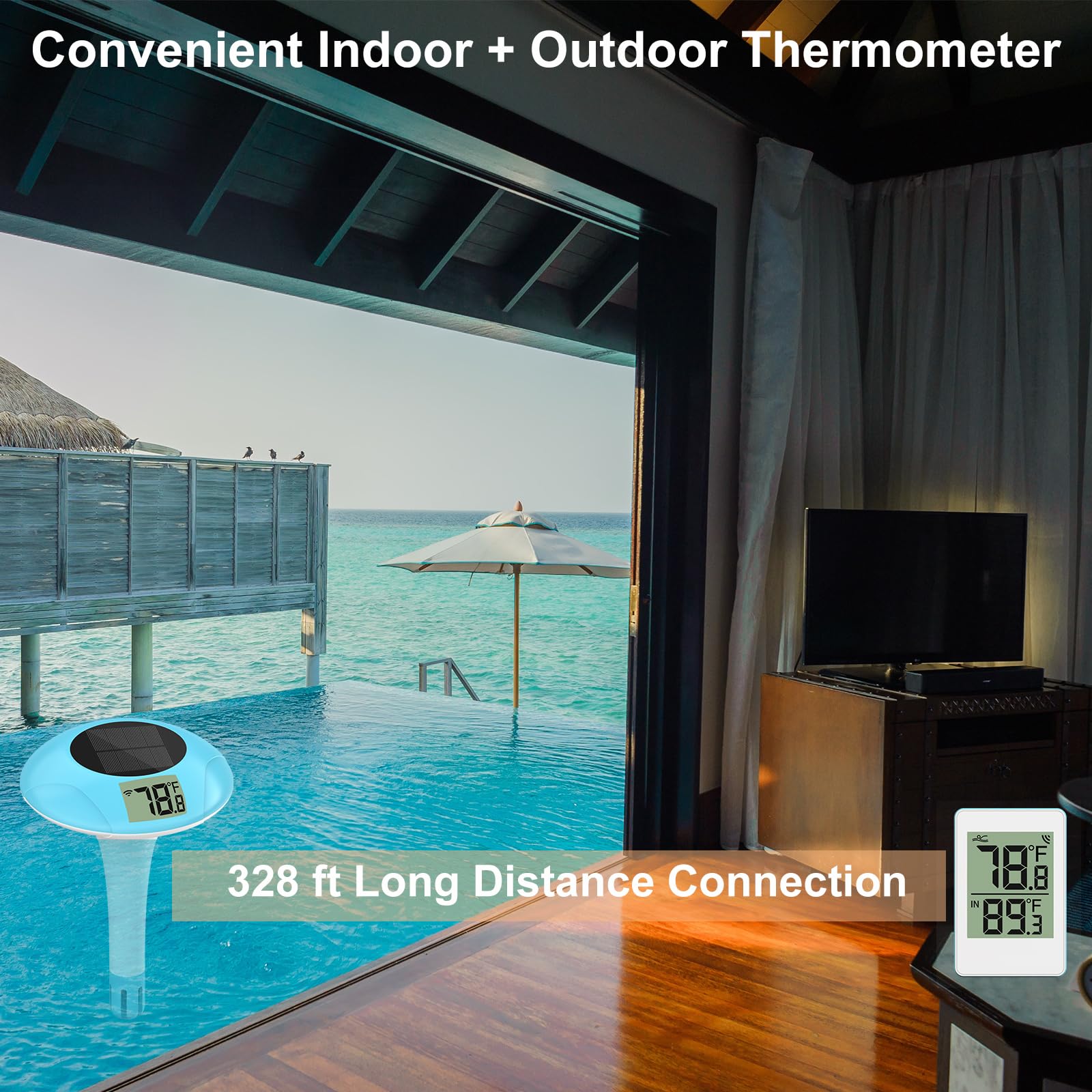T TESTRUST aquarium and pond temperature monitor for precise readings