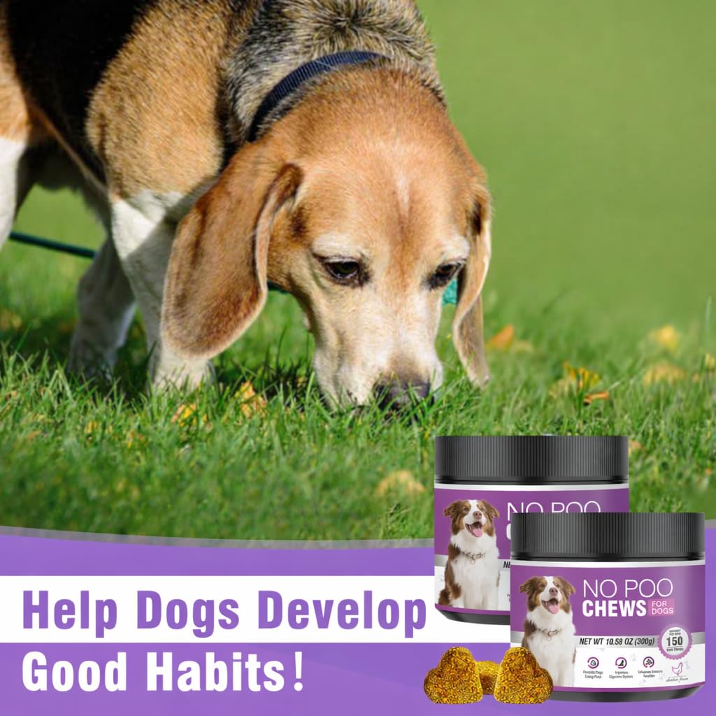 TTIXRL No Poo chews promote easy daily dosing for dogs.