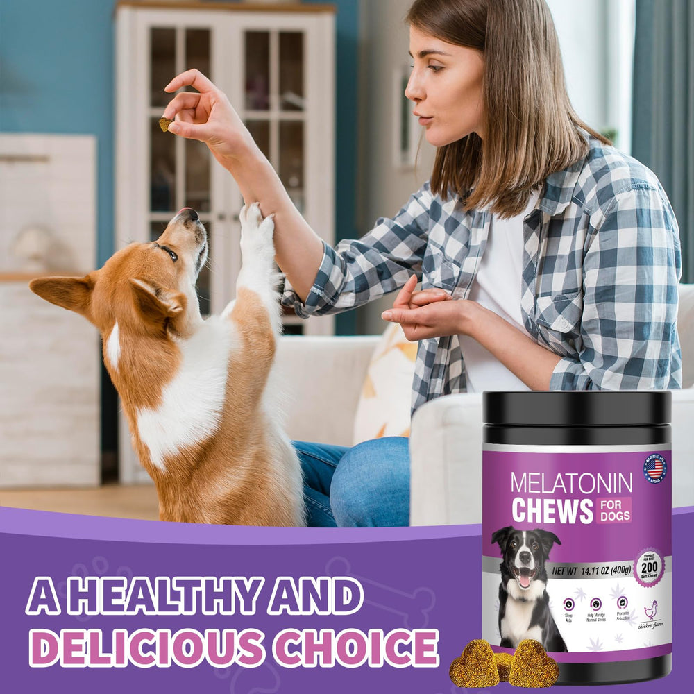 TTIXRL L-tryptophan and vitamin B1 ingredients featured for overall pet wellness.
