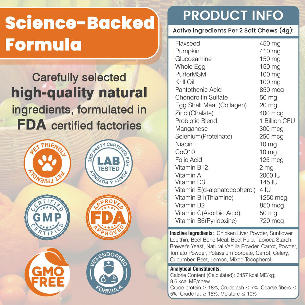 TTLXBL bottle back lists serving guidance for daily use.