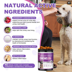 TTLXBL UTI cranberry supplement bottle label highlights natural ingredients