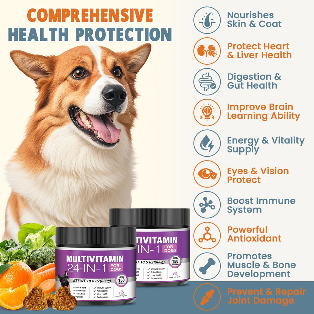 TTLXBL dog vitamins chewables closeup promoting skin and coat health