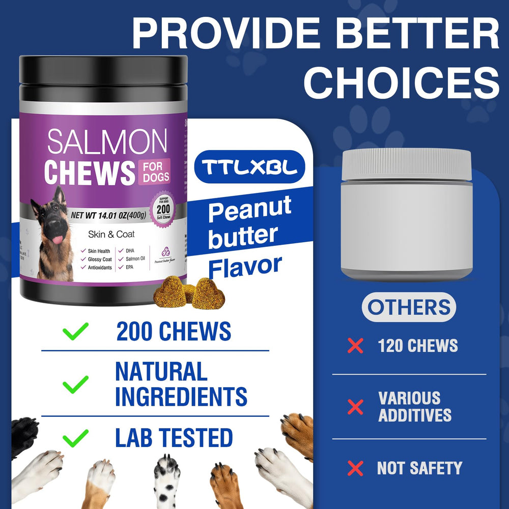 Active dog with glossy coat after using TTLXBL omega-3 supplement
