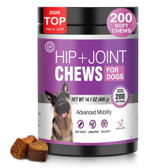 TTLXRL Glucosamine for Dogs bottle shows easy daily dosing for joint support