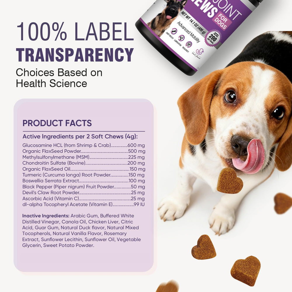 TTLXRL duck flavor chews beside a dosing cup for easy administration.