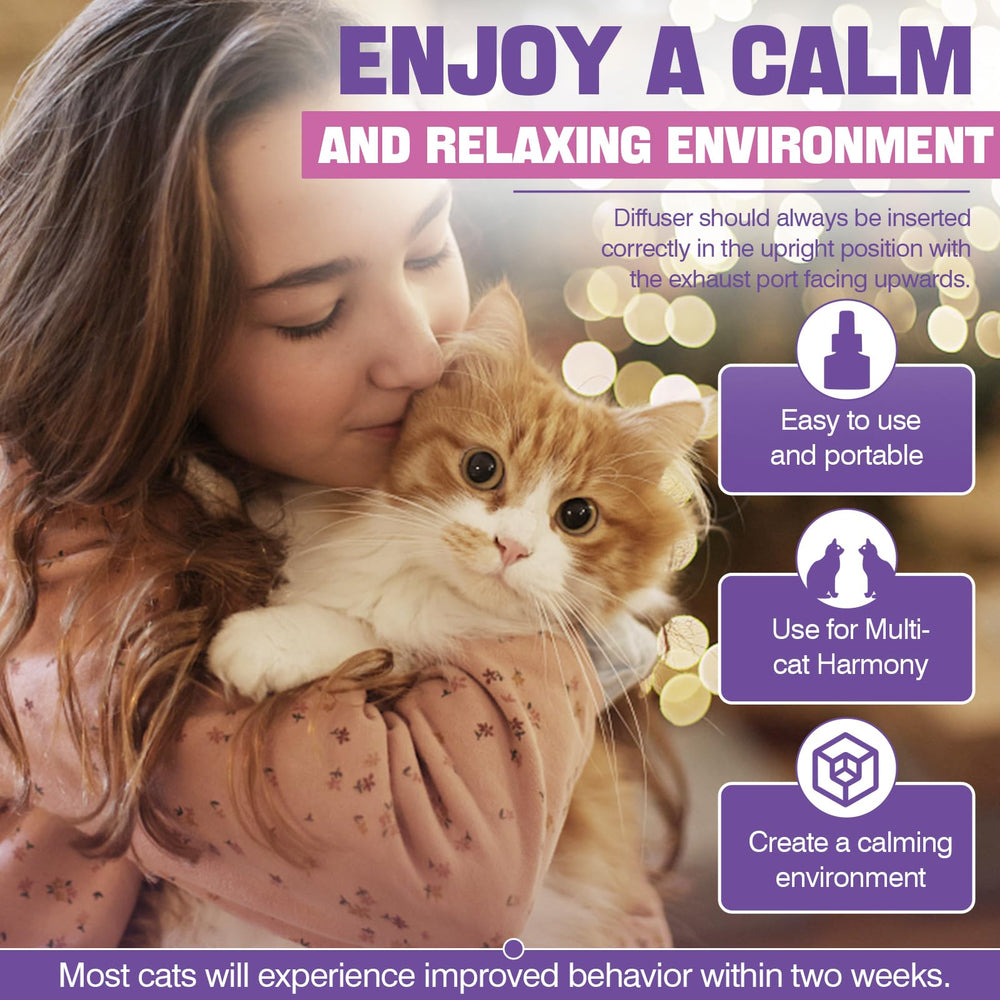 TTLXRL veterinarian-recommended calming diffuser for cats in shared homes
