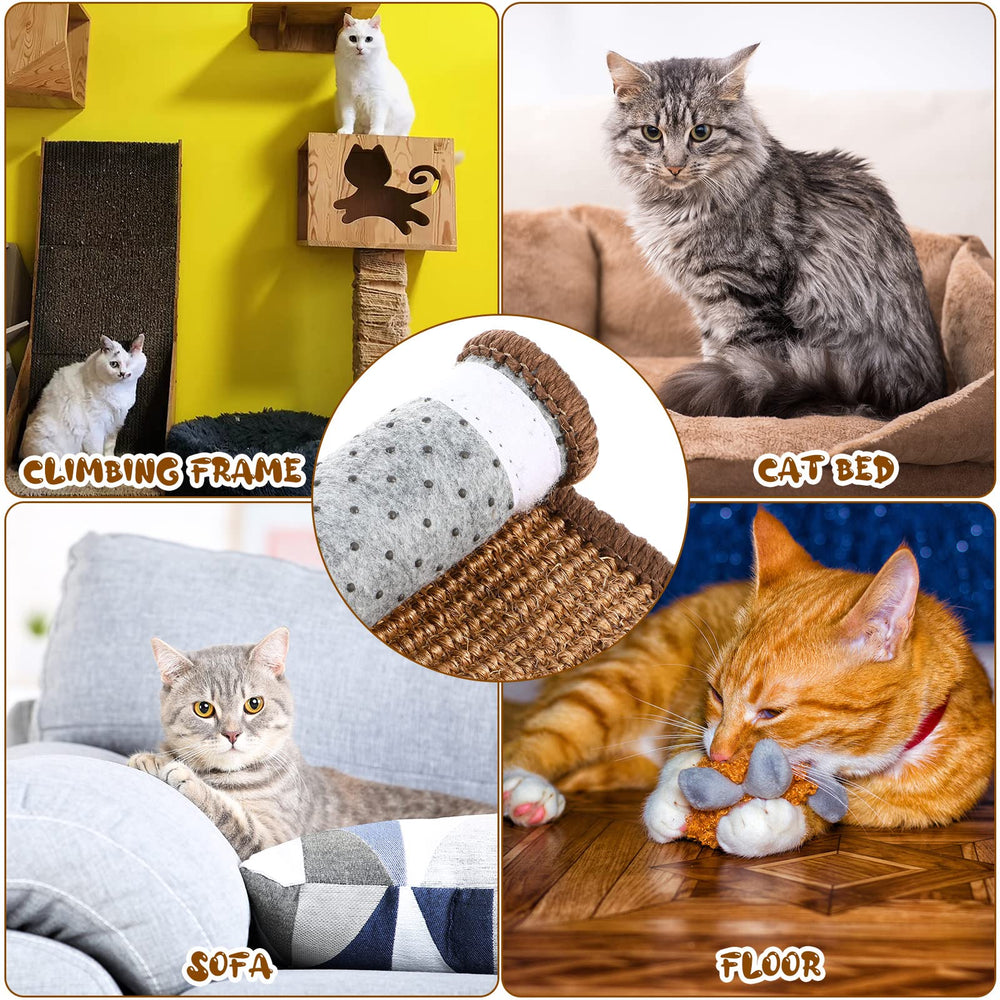 Tuanse-cat-scratcher-mat versatile design for floor, wall, or corner.