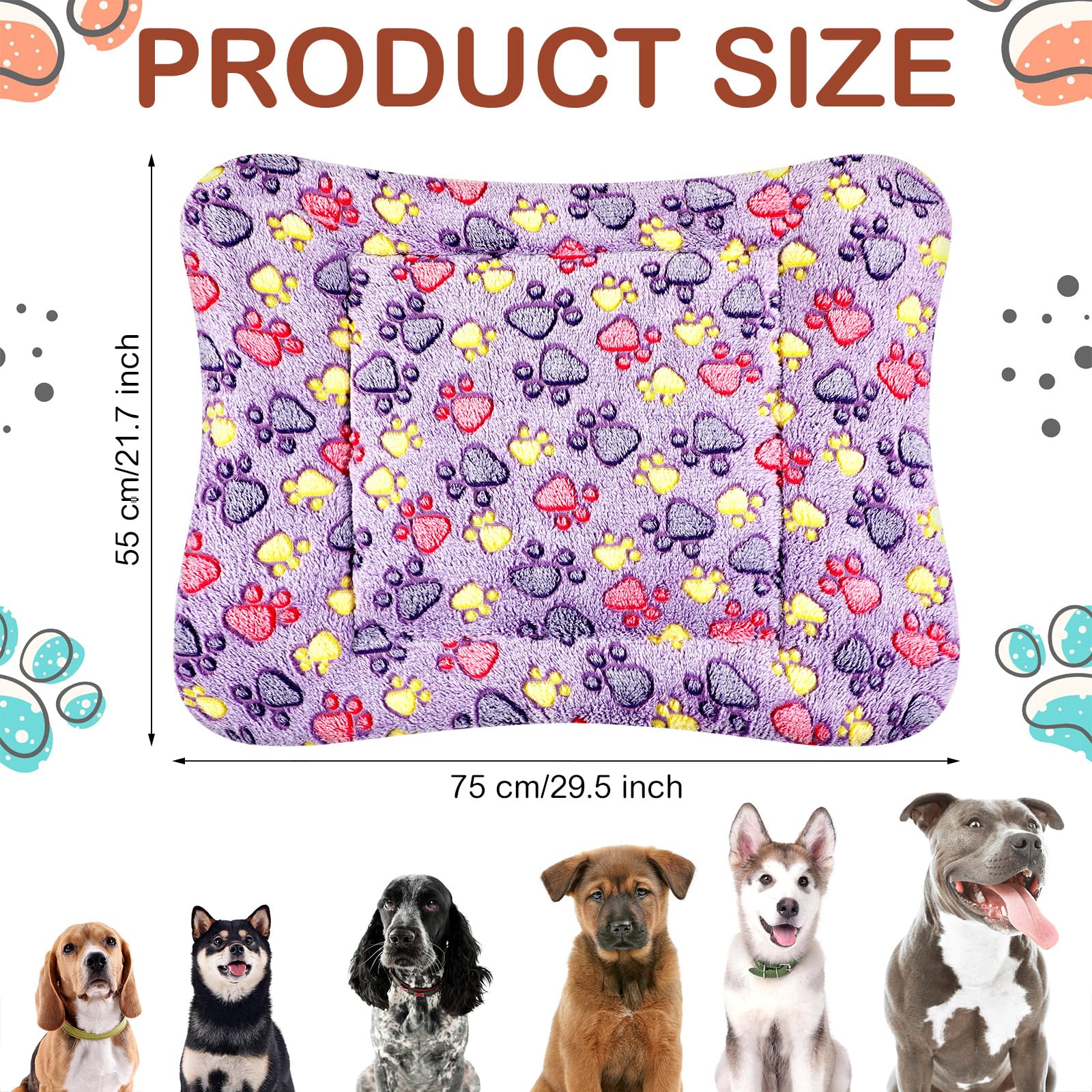 Tuanse paw-pattern designs provide bright, appealing looks and soft, durable surfaces.