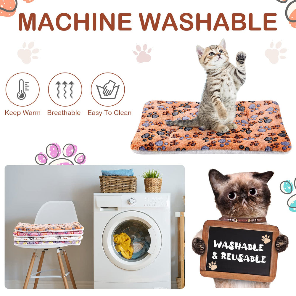 Tuanse cute-print soft mat adds color and comfort to your pet's space.