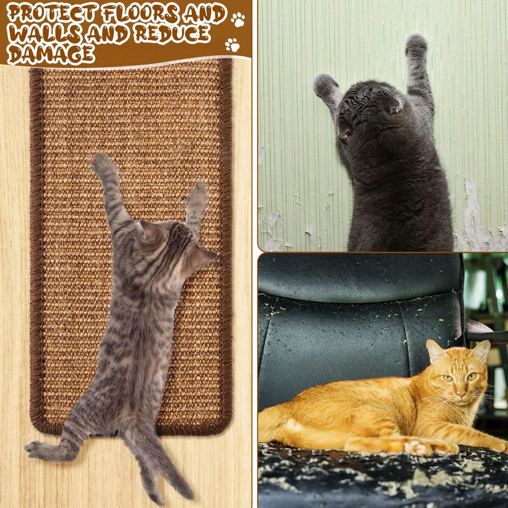 Tuanse-floor-cat-scratcher-mat provides multi-area scratching for sofas and carpets.