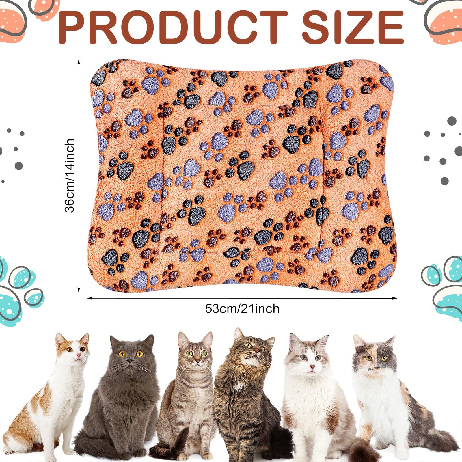 Tuanse reversible fleece pet pad with vibrant colors for versatile crate and travel use.