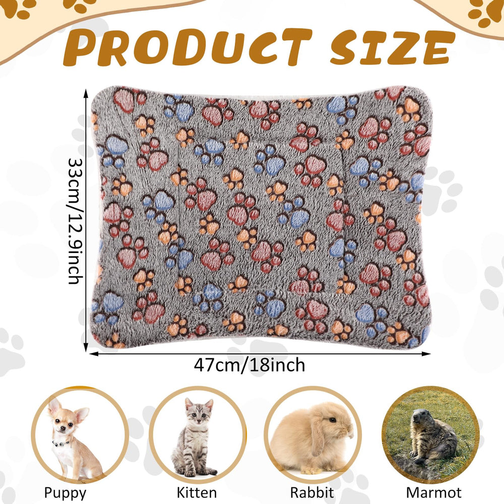 Tuanse reversible fleece small animal pad 33x47 cm keeps crates comfy