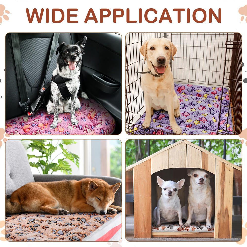 Tuanse small-animal kennel pad in coral velvet offers soft, comfortable rest.