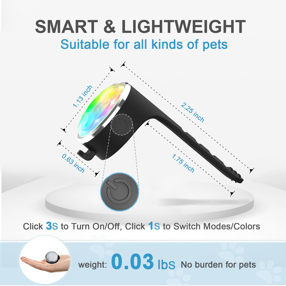 Tubasion lightweight dog light pack ideal for night walks