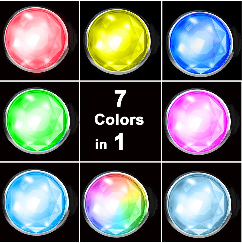 Tubasion seven-color LED cycling mode helps pets stand out