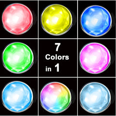 Tubasion seven-color LED cycling mode helps pets stand out