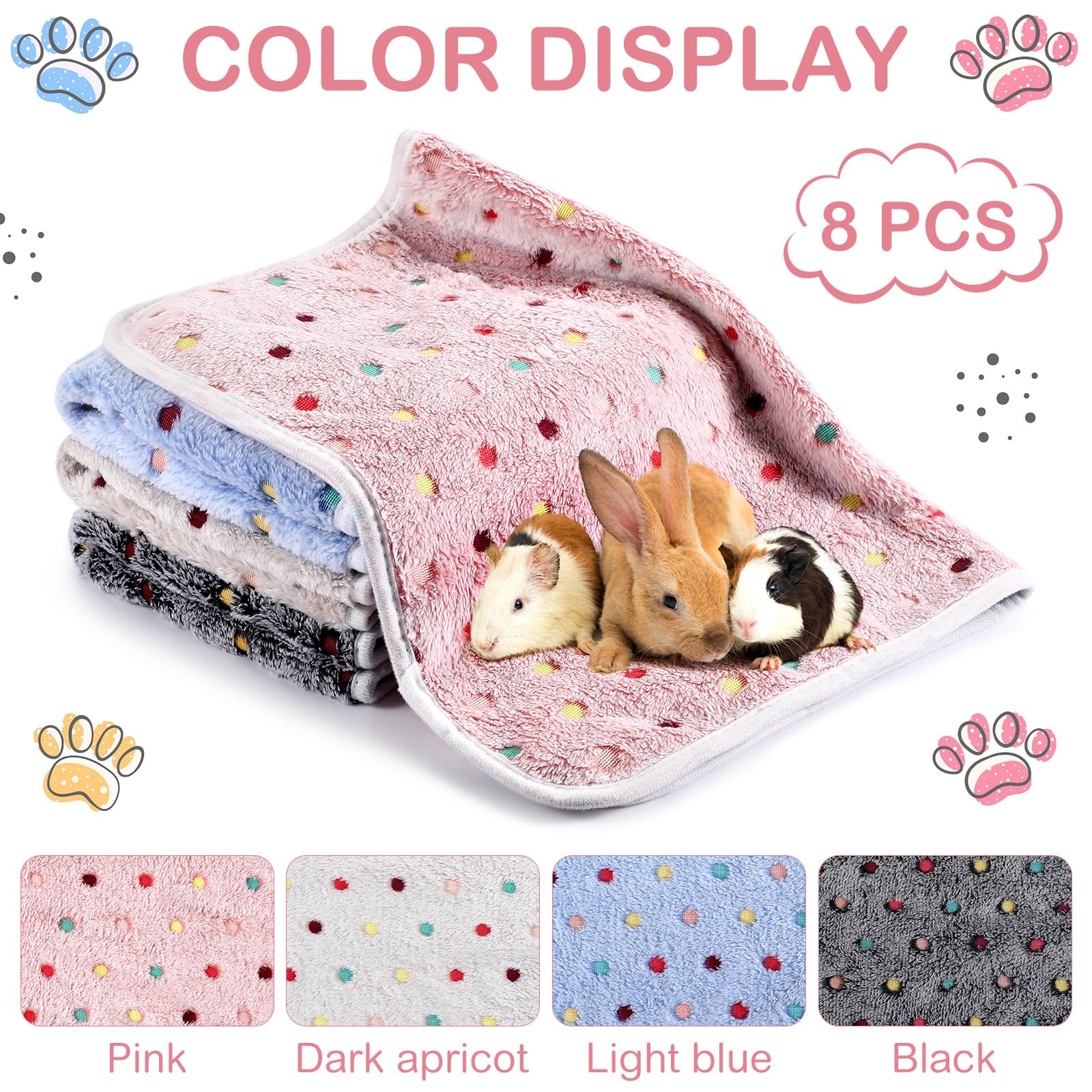 Tudomro pet sleep mat in cage offers warm, comfy resting space.