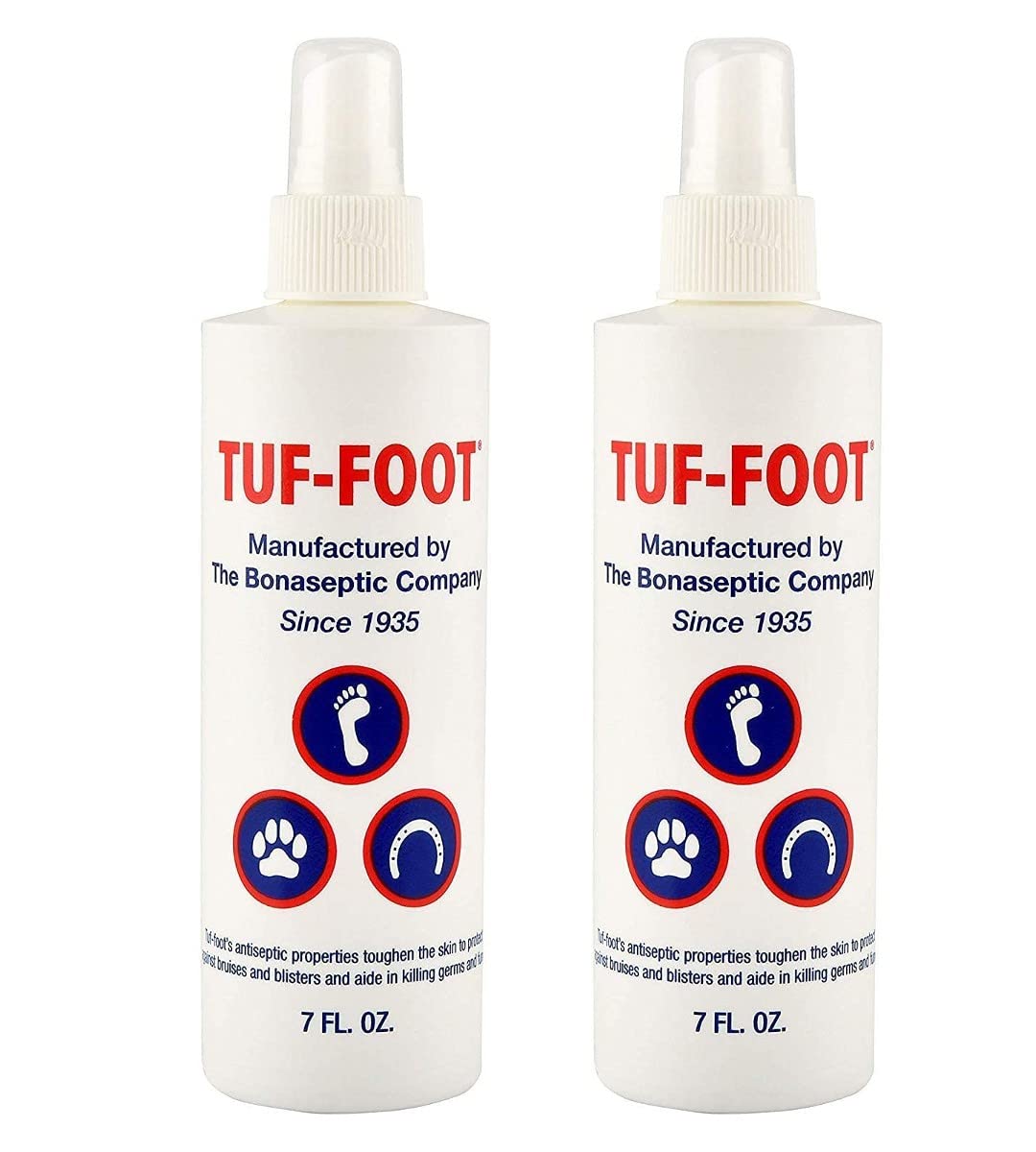 TUF-FOOT bottle pour demonstrates easy paw protection for dogs.